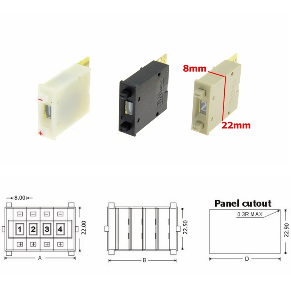 Переключатель кнопочного колеса BCD, двоичный переключатель 8421C, 0-9 цифр, десятичные переключатели колесика, для крепления на пластине, 22x8 мм, 16x6 мм, бежевый, черный