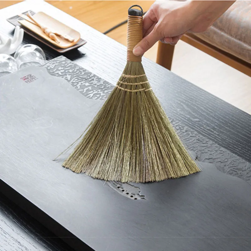 High Quality Japanese Style Broom With Short-handle Soft Bristle Wood Floor Brush Clean Sweeping Multifunction Household