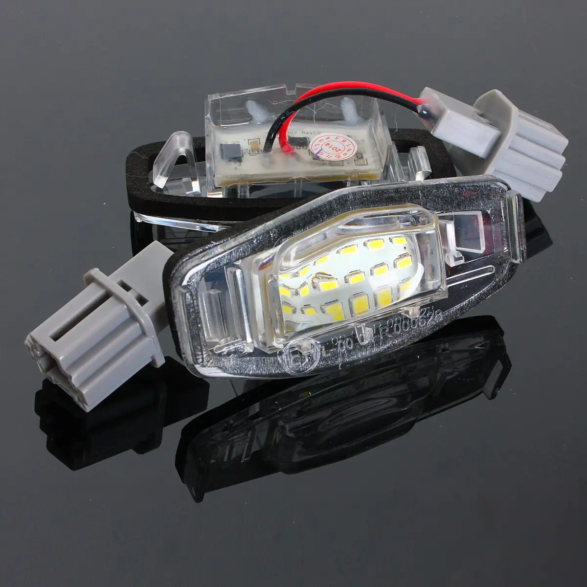 2X 18 LED Number License Plate Light Lamp Error Free for Honda Accord Odyssey Civic Sedan City Acura MDX TSX ILX RDX RL TL
