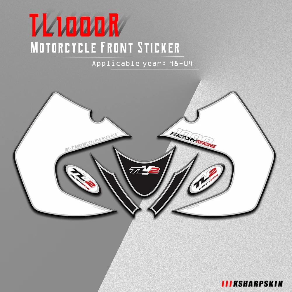 New sale 3D For SUZUKI TL1000R 1998-2004 tl 1000 r Gel Motorcycle Front Fairing Decals Sticker Kit  MOTO 3D Gel Stickers