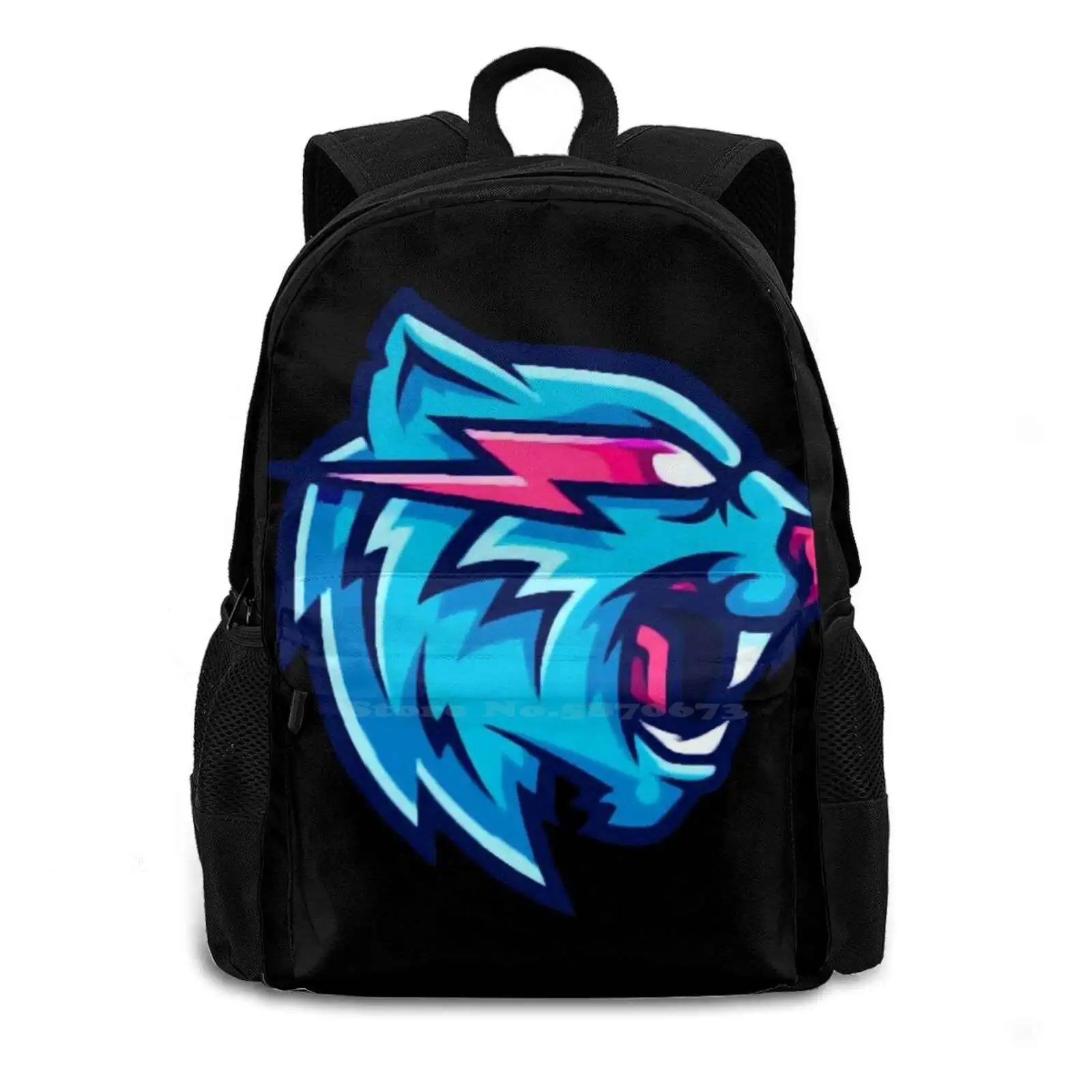 Angry Beast School Bags Travel Laptop Backpack Gaming Angry Beast Youtube Gamer Streaming Streamer Fan