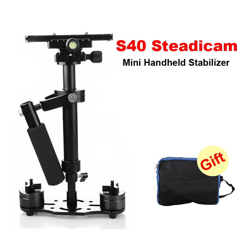 S40 Steadicam 40cm Mini Steadycam Pro Handheld Camera Video Stabilizer for Camcorder Digital Camera Video Canon Nikon Sony DSLR