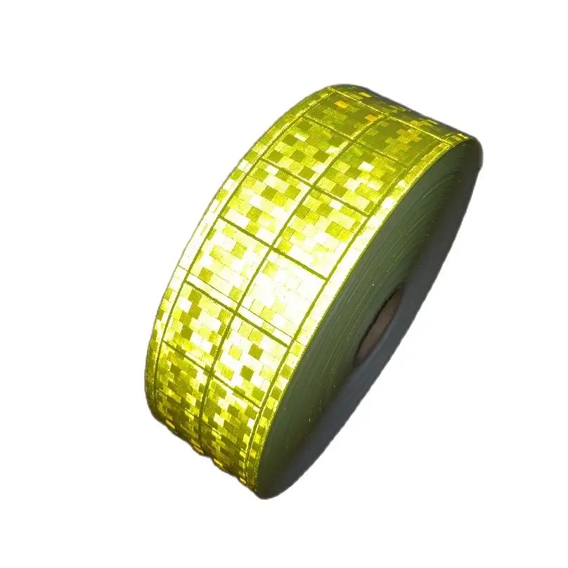 5cm*50m High Visibility Flashing Warning Safety Reflector PVC Tape Reflect Vest Strip Reflective Material