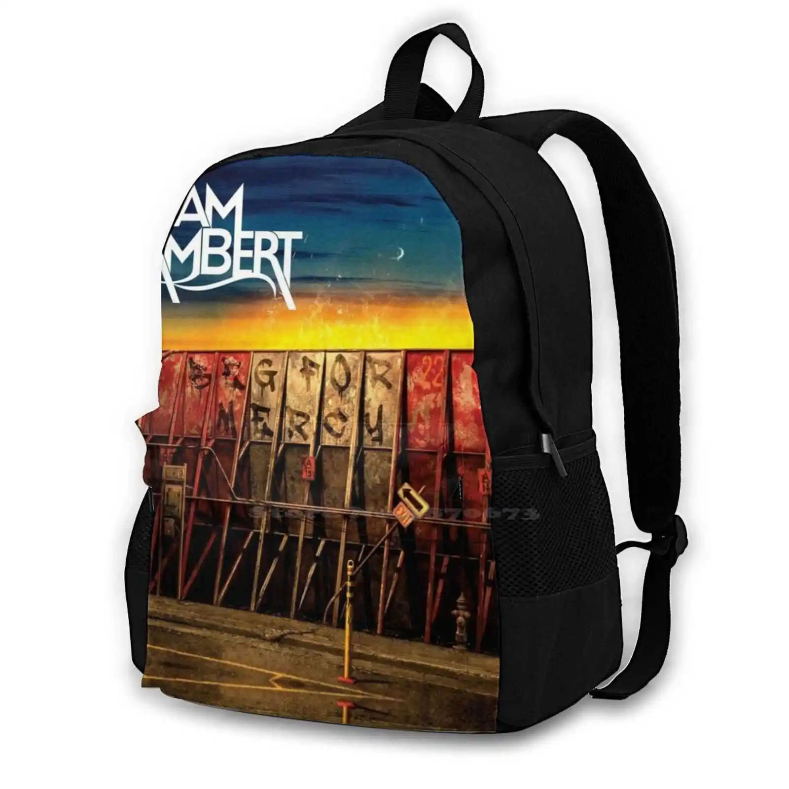 Adam Lambert Beg For Mercy Women Men Teens Laptop Travel School Bags Adam Lambert Adam Lambert American Singer Songwriter Adam