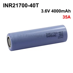 INR21700-40T 3.6V 35A 4000mAh akumulator litowo-jonowy 21700 bez PCB