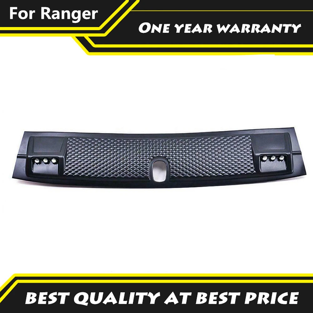 

4x4 Car Accessories With Led Light Matte Black Top Cover Front Car Roof Spoiler Fit For Ford Ranger T6 T7 T8 2012-2021