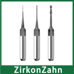 Zirkondahn M1 CADCAM 6mm vástago fresa carburo para circonita, cera