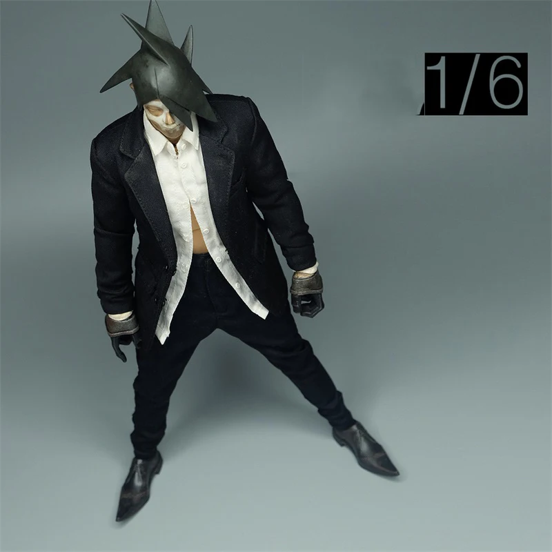 

Best Sell Scale 1/6th 3ATOYS Casual Black Suit Coat Pants Trousers Model For Usual 12inch Doll Action Collectable