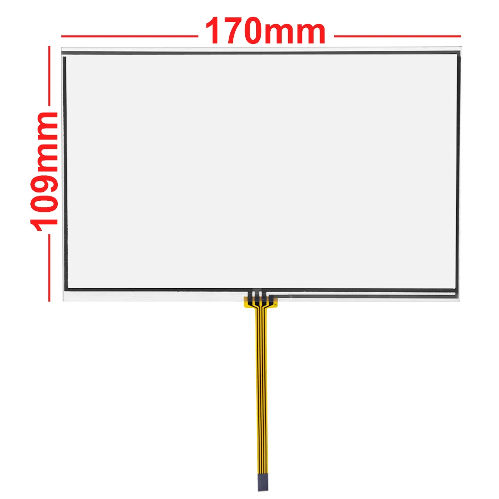 

For 7inch 170*109MM 4-Wire Car Touch Screen Original Car Screen Digitizer Resistive Touch Screen Panel Resistance Sensor