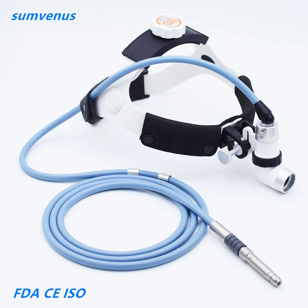 High Brightness Dental Surgical Medical Optical Fiber Headlight Headlamp ENT Oral Cosmetic Surgery Pets