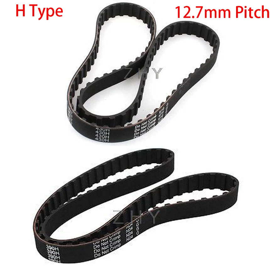 

370H 390H 74 78 T Tooth 939.8mm 990.6mm Girth 39mm 40mm 44mm 49mm To 50.8mm Width 12.7mm Pitch Cogged Synchronous Timing Belt