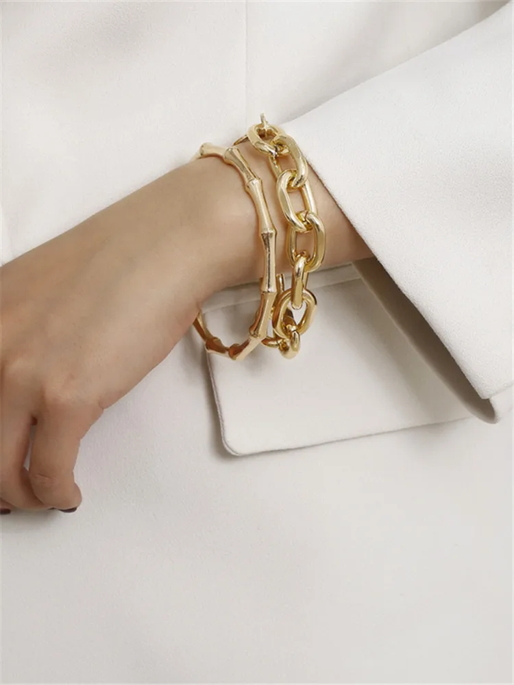 Kshmir Geometric Bracelet Metal Link Retro fashion Punk Party bracelet