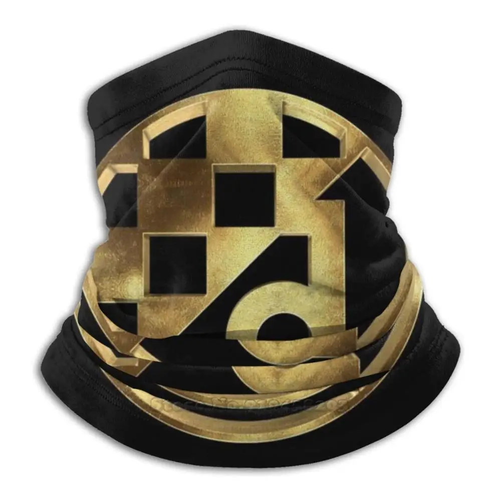 Golden Zagreb Football Dinamo Croatia Microfiber Neck Warmer Bandana Scarf Face Mask Golden Zagreb Football Dinamo Croatia