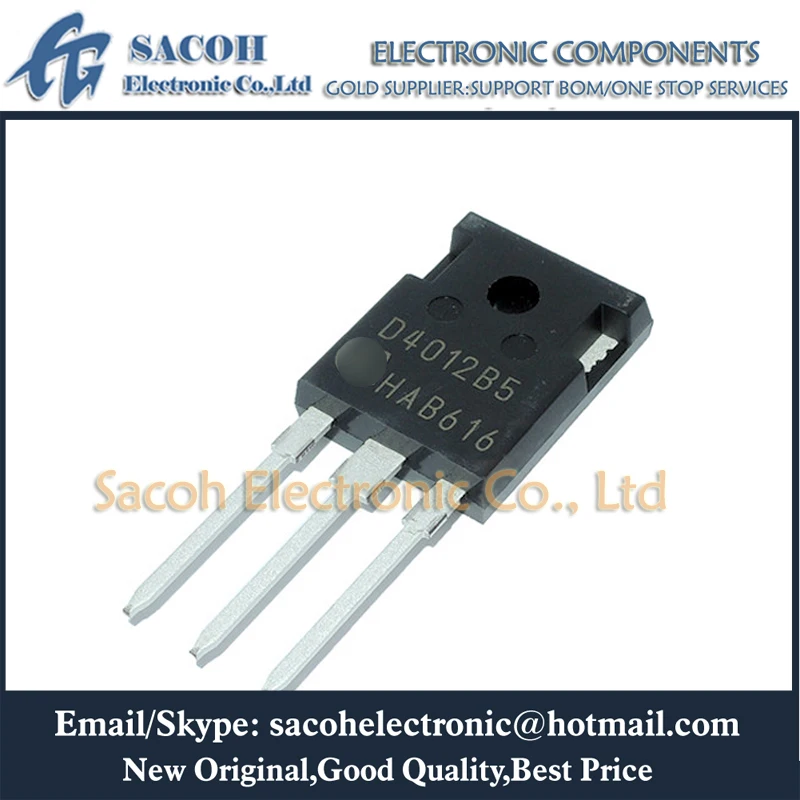 

Refurbished Original 5Pcs/Lot IDW40G120C5B D4012B5 OR IDW30G120C5B D3012B5 TO-247 40A 1200V Silicon Carbide Schottky Diode