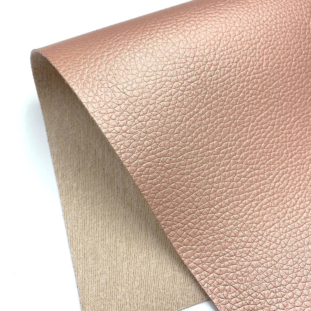 7PCS Rainbow Litchi Pattern PU Leatherette Fabric Faux Leather For Sewing Bag Clothing Sofa Car DIY Material 20X30CM Sheets