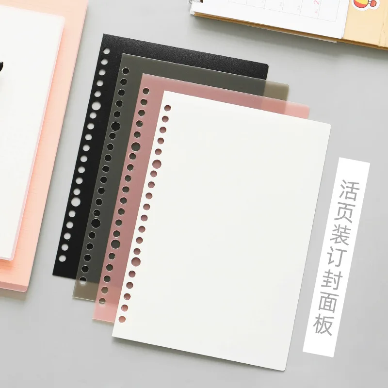 2 Sheets B5 A5 26 20 Holes Binder Transparent PP Loose-leaf Cover Index Divider Separator Notebook Accessory Stationery