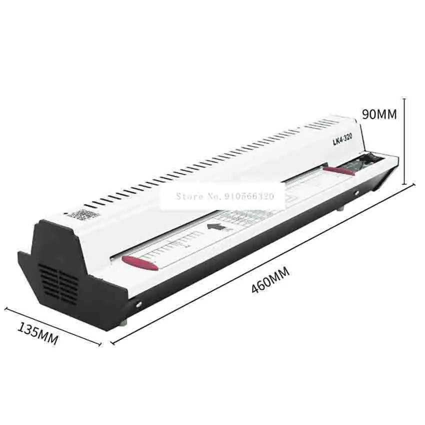 New LK4-320 320mm (A3) photo Laminating Machine, 4 Roller System Photo Laminator 220V/110V 300w Cold Roll Laminator 400mm / min