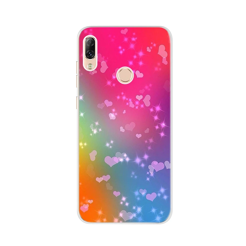 Lovely Heart Design Silicone TPU Paiting Back Cover Case For Lenovo K5 Pro / Vibe K5 / K5 Plus A6020a40 A6020a46 Phone Cases