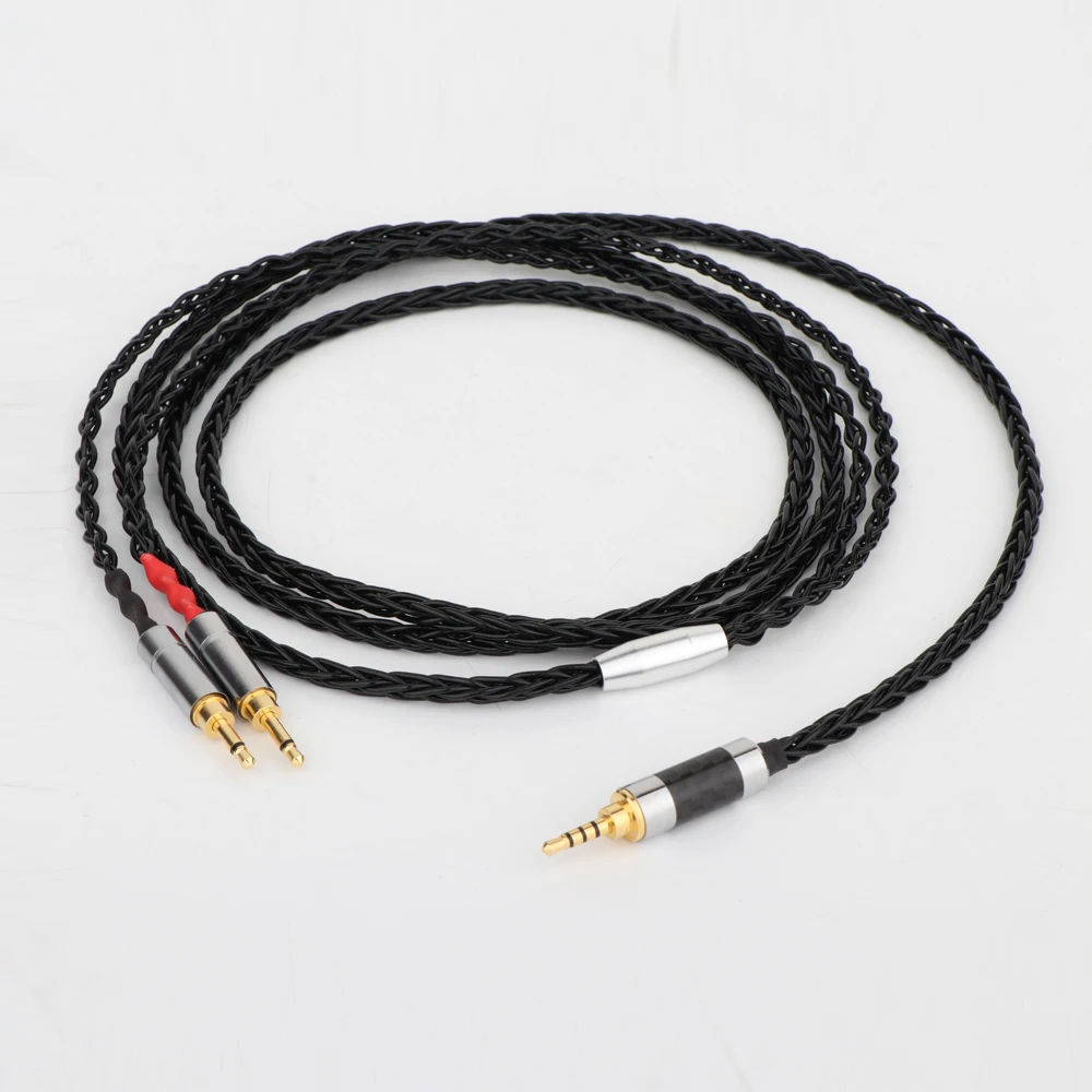 1piece hifi audio 8 Cores 7N OCC Single Copper Headphone Upgrade Cable