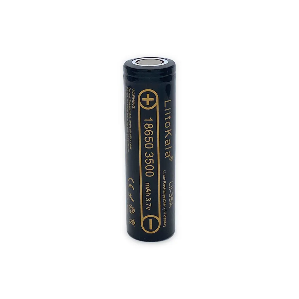 100% Original high quality  Liitokala Lii-35A 3.7v 18650 battery 3500mah  rechargeable batteries 18650 battery  for flashlight