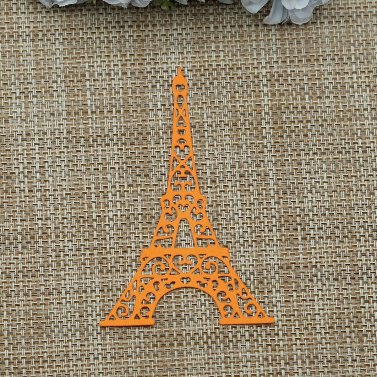 Eiffel Tower Pattern Metal Cutting Dies DIY Memory Card Photo Album Clipart Decorating Paper Art Work Handcraft Material