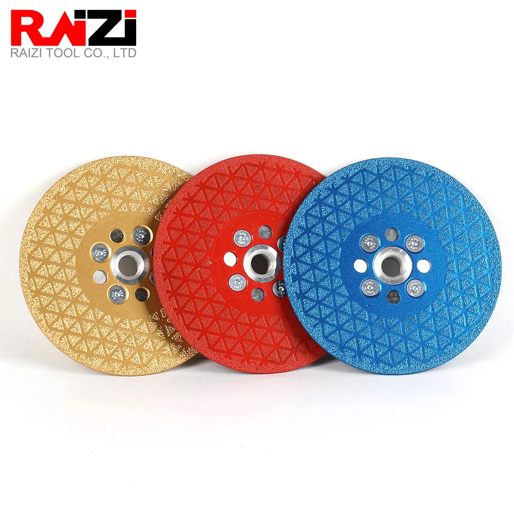 Raizi 100/115/125mm Diamond Cutting Disc for Marble Concrete Ceramic Tile Cut Blade Angle Grinder Circular Saw Blade With Flange