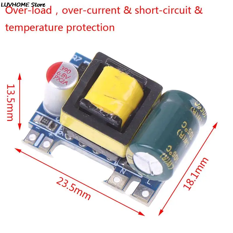 Mini AC-DC 110V 120V 220V 230V To 5V 12V Converter Board Module Power Supply