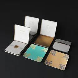 Tea Tin Box Square Small Creative Tea Packaging Box, Tinplate Boxes Can Be Wholesaled