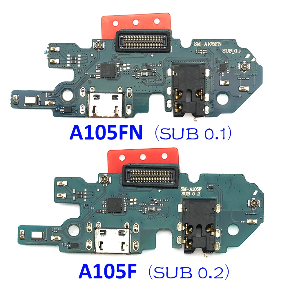 

For Samsung A10 A105F A105FN A105M A105G USB Charger Dock Connector Charging Port Microphone Flex Cable Replacement Parts