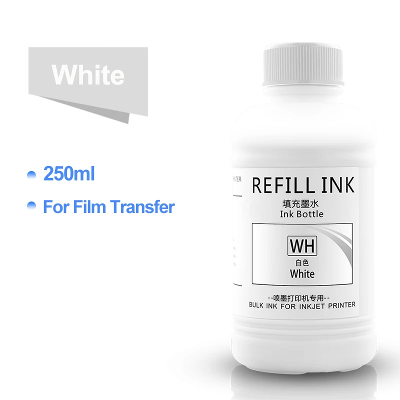 250ML*5 DTF Ink Film Transfer Ink For DTF Direct Transfer Film Printer For DTF Printing PET Film Printing And Transfer For Epson