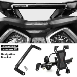 Soporte de placa de navegación GPS para motocicleta, accesorios para SMY JOYMAX Z 300 CRUISYM 300 2017-2019, adaptable