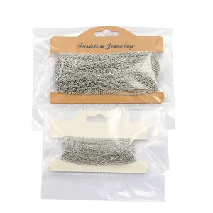 5 미터/로트 3 크기의 스테인레스 스틸 연마 목걸이 테일 체인 DIY 보석 소재를위한 재료 수제 소모품 만들기 12 최고의 판매 케이트 스페이드 목걸이 -5