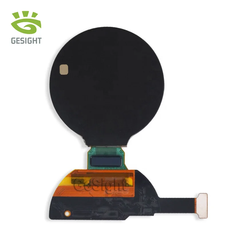 Imagem -03 - Gesight 1.2 Polegada Redonda Amoled Painel 390x390 Resolução Mipi 24 Pinos 350 Lêndeas Brilho para Wearable Smartver