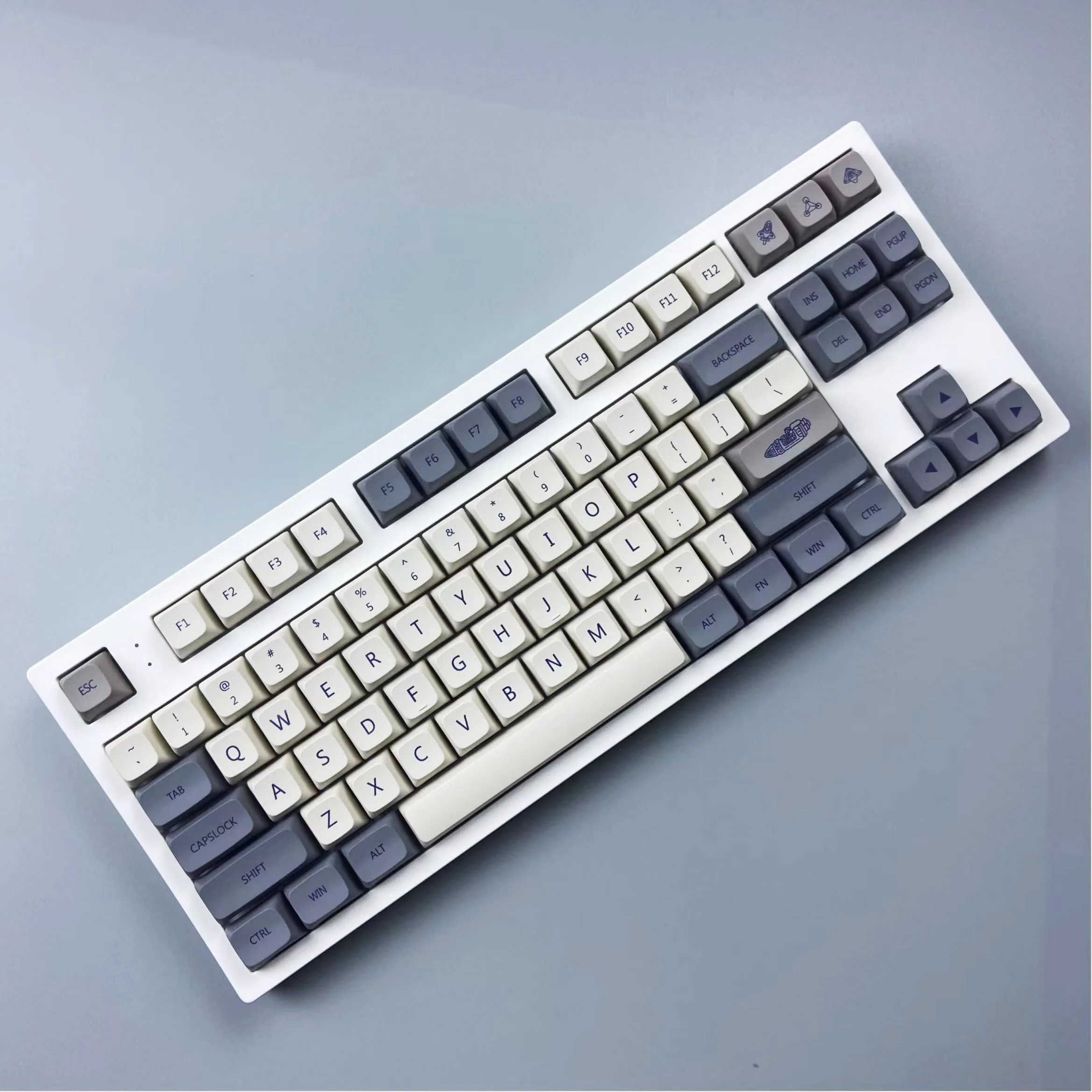 【Skyline】Original New 126 Key Enlightenment Keycap Rocket Version XDA Height PBT Sublimation for Mechanical Keyboard