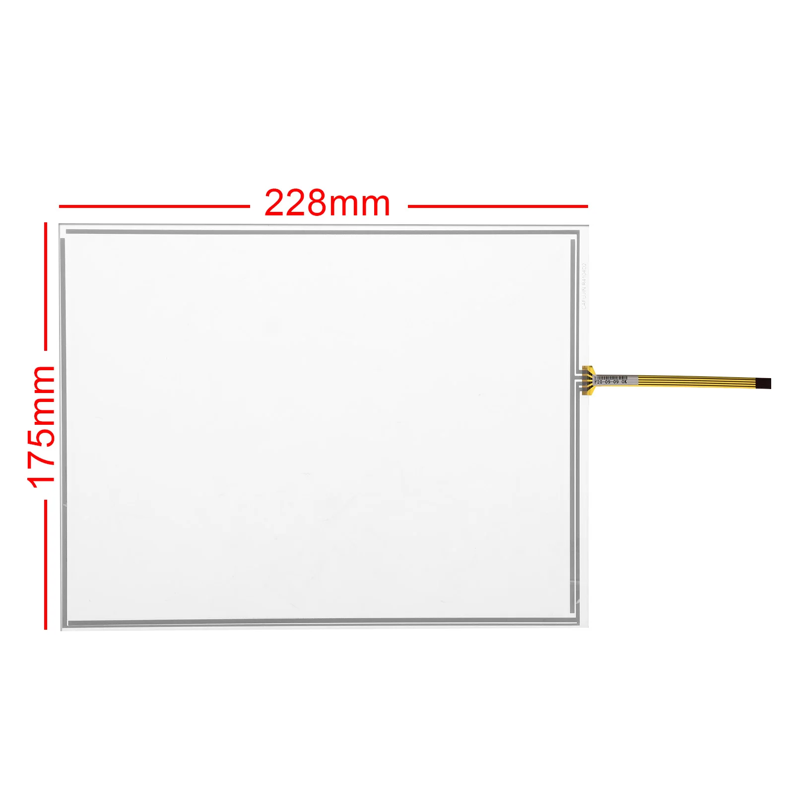 

For GT1675-VNBA GT1675-VNBD Resistive Touch Screen Glass Panel Glass Monitor Touch Screen Panel Sensor