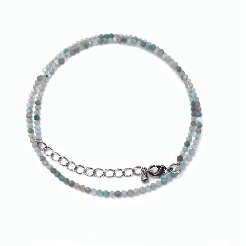 Natürlicher Kristallquarz-Achat-Turmalin-Stein, 2–3 mm, Schneidperlen, Mini-Halsketten, Armband eignen sich für Geschenke für Männer und Frauen – Detail 30