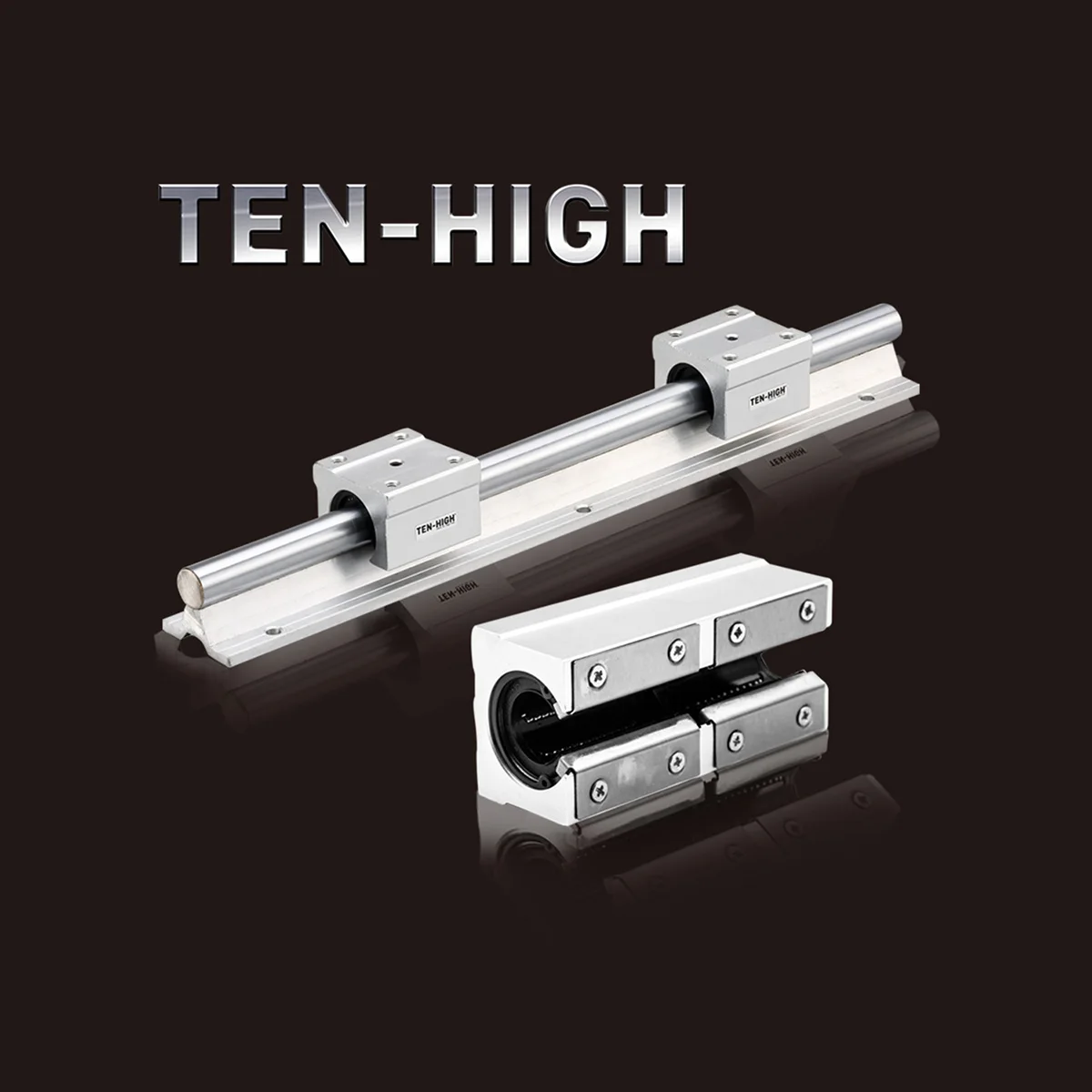 

Ten-high free shipping sbr40 cylindrical guide rails on support linear polished shaft sbruu luucnc