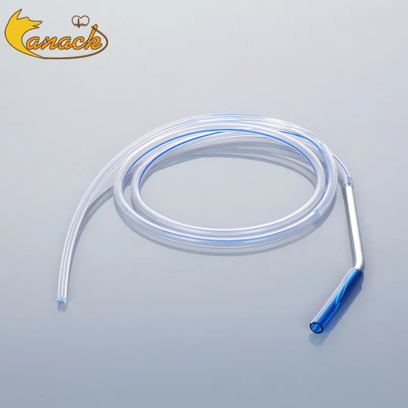 Canack Animal 100% Medical Silicone Round Channel Fluted Drains with trocar without trocar 1piece