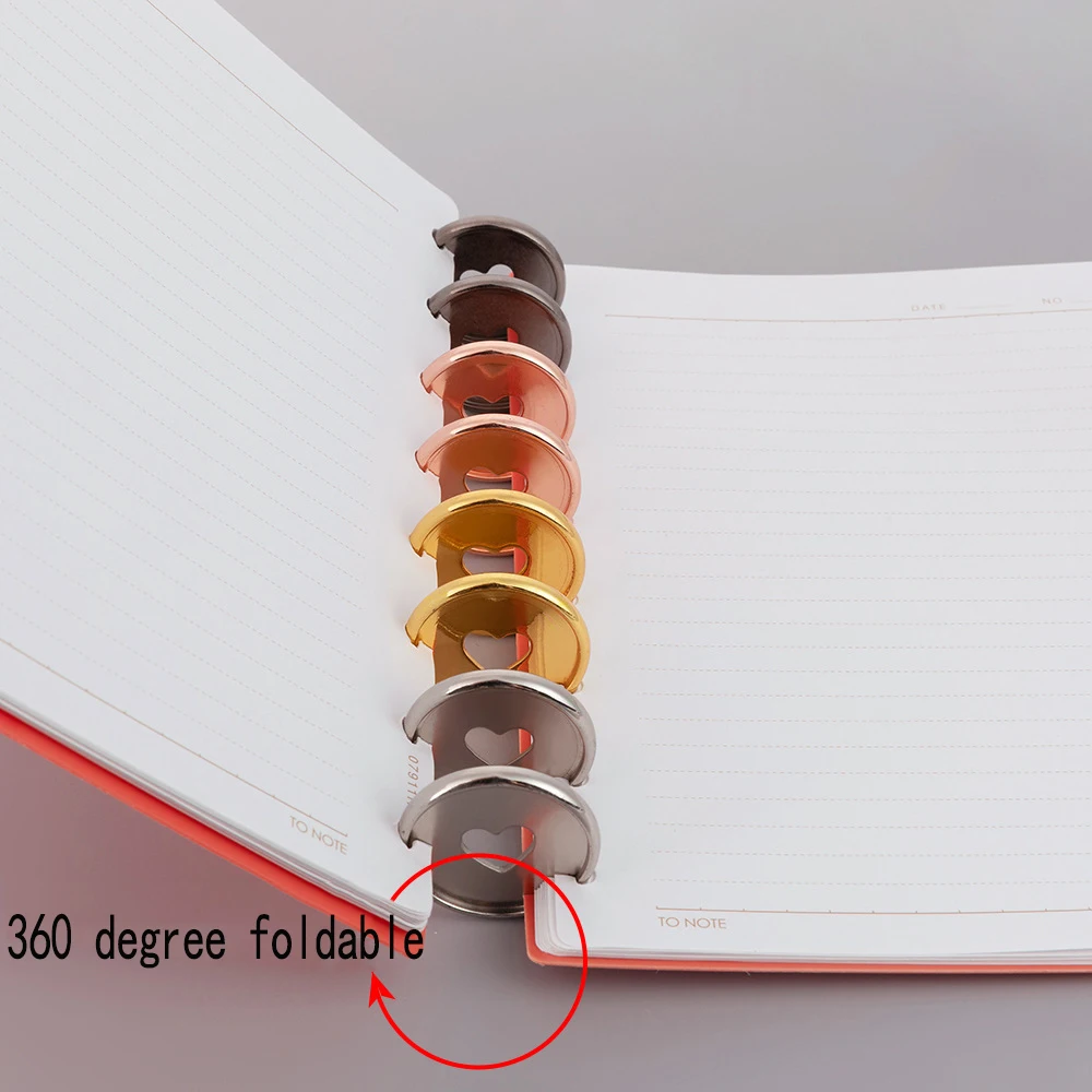 22Pcs 35Mm Paddestoel Hole Binding Discs Planner Discs Binding Ringen Notebook Accessoires Diy Plastic Bindmiddel Ringen Kantoorbenodigdheden