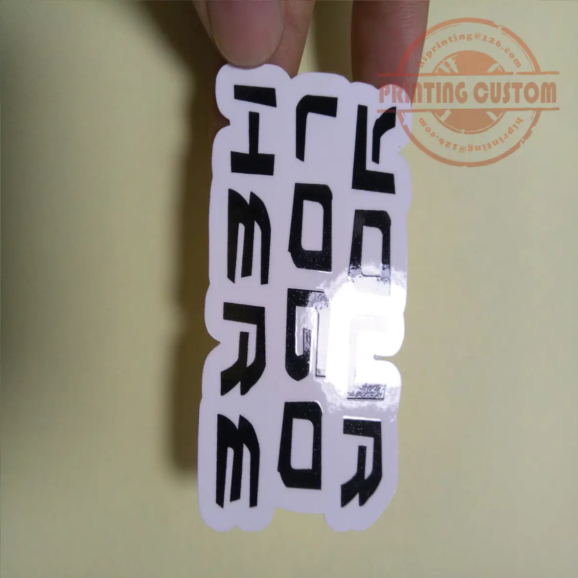 Vinyl Sticker Printing UK by Silver or Clear Material