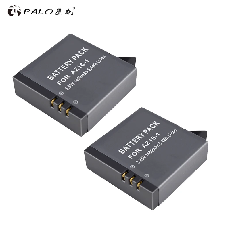 

PALO for Xiaomi Yi 4K Yi Lite Yi 4k+ Battery 1400mAh Battery and For XiaoYi 4K Action Camera Xiaomi Yi camera Accessories