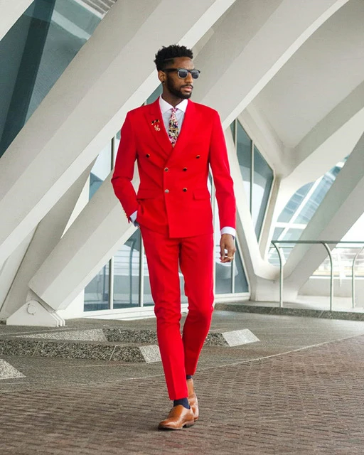 Esmoquin de novio guapo hecho a medida para hombre, trajes de cena de graduación y boda, traje de novio, chaqueta y pantalones de doble botonadura