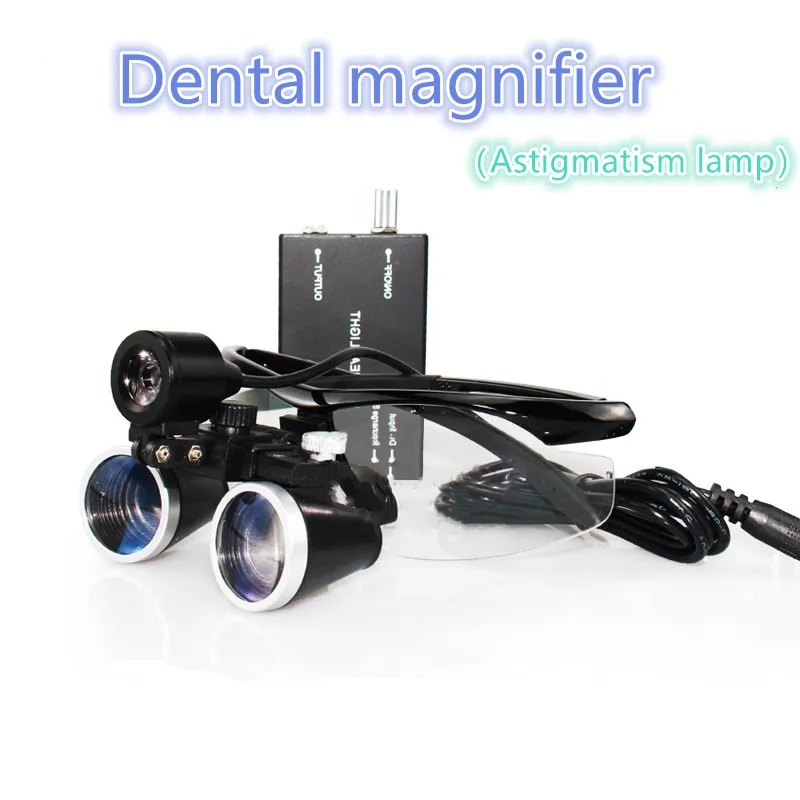 Magnifier Dental Headwear Glass Oral Binocular Loupe Surgery Surgery Medical Operation Loupe with Spotlight Headlight Magnifying