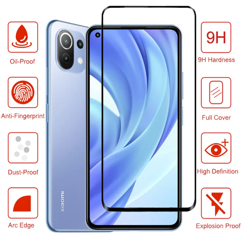 Film For Xiaomi Mi 11 Lite 5G NE Tempered Glass Xiaomi 11T Pro 10T Glass Xiaomi 11i accessorie Redmi Not 11 Pro Screen Protector