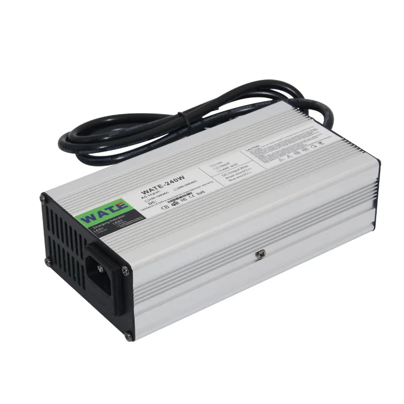 29.4v5a 8A 10A 20A charger 7 Series 24V lithium battery aluminum shell with fan full automatic stop