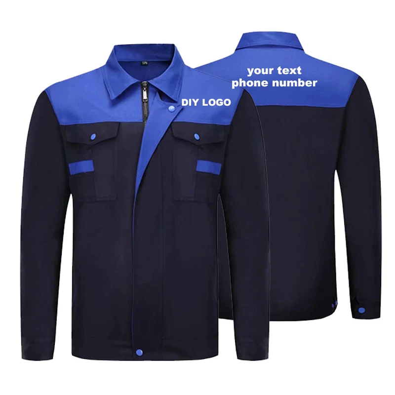 thickened long-sleeved overalls auto repair service engineering service labor insurance suits workshop maintenance tooling tops