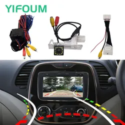 Fisheye Dynamic Trajectory HD Car Rear View Backup Camera For Renault Captur 2013-2015 2016 2017 2018 & Original Factory Screen