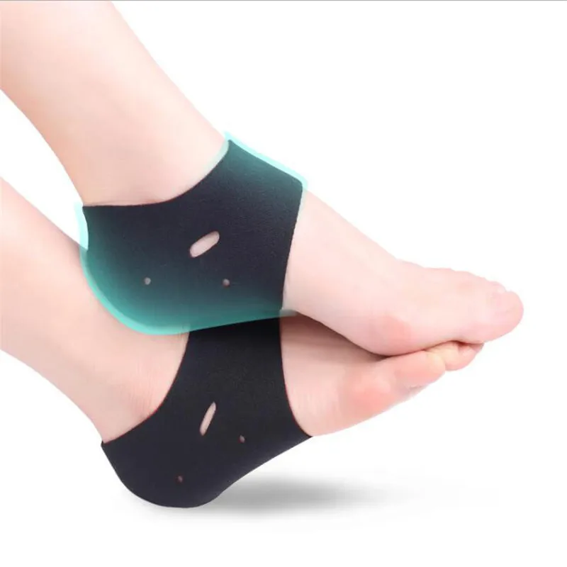 Plantar Fasciitis Heel Socks Anti-Crack Elastic Cloth For Achilles Tendonitis Calluses Spurs Cracked Feet Pain Relief Heel Pads