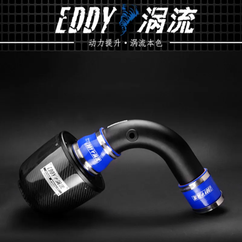 EDDY Intake System Air Intake Pipe & Carbon Fiber Air Filter for Chevrolet Cruze 1.6 / 1.8 2009 2010 2011 Car Engine Parts