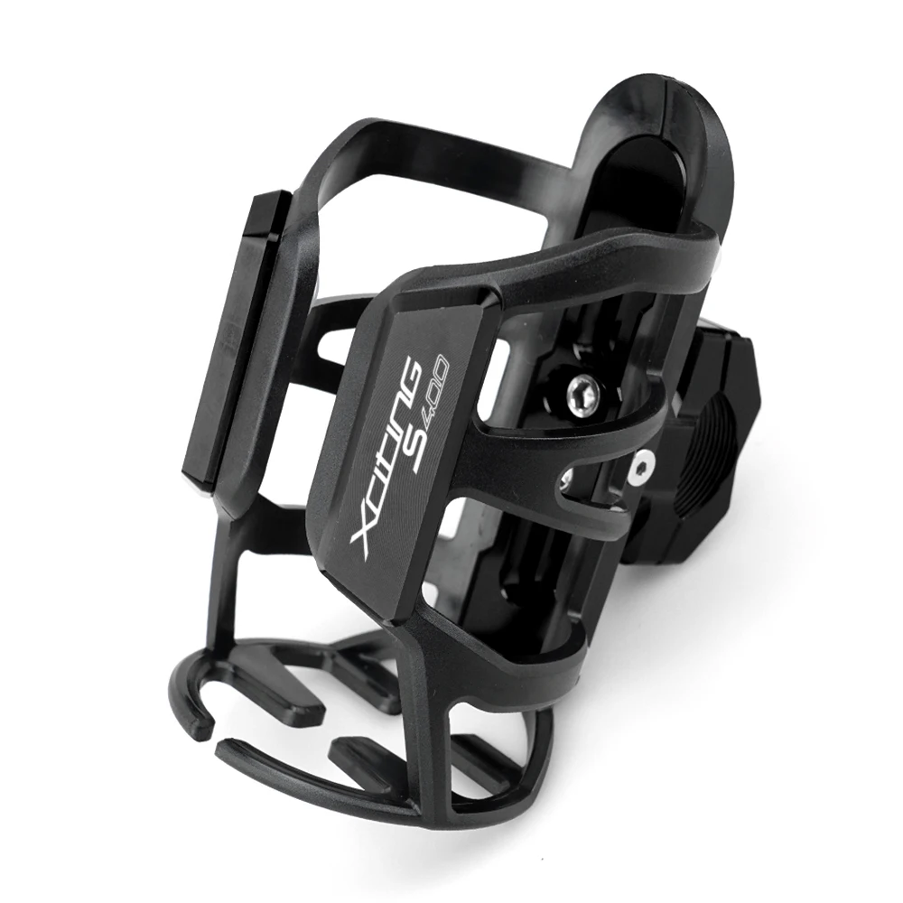 ل KYMCO Xcitings400 Xciting S400 400S دراجة نارية الملحقات CNC الألومنيوم المشروبات زجاجة ماء شرب كأس حامل جبل